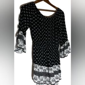 Mudd‎ Romper Womens Small Longsleeve Small Fall Witchy Fairy Goth Halloween Wear